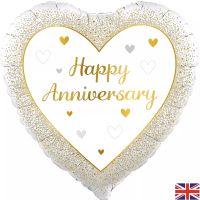 Anniversary Helium Balloon - Why not add a Helium Balloon to your flowers!
**Please note: Our Balloon designs vary, the picture shown is for illustration purposes and may not be the actual balloon we send out.