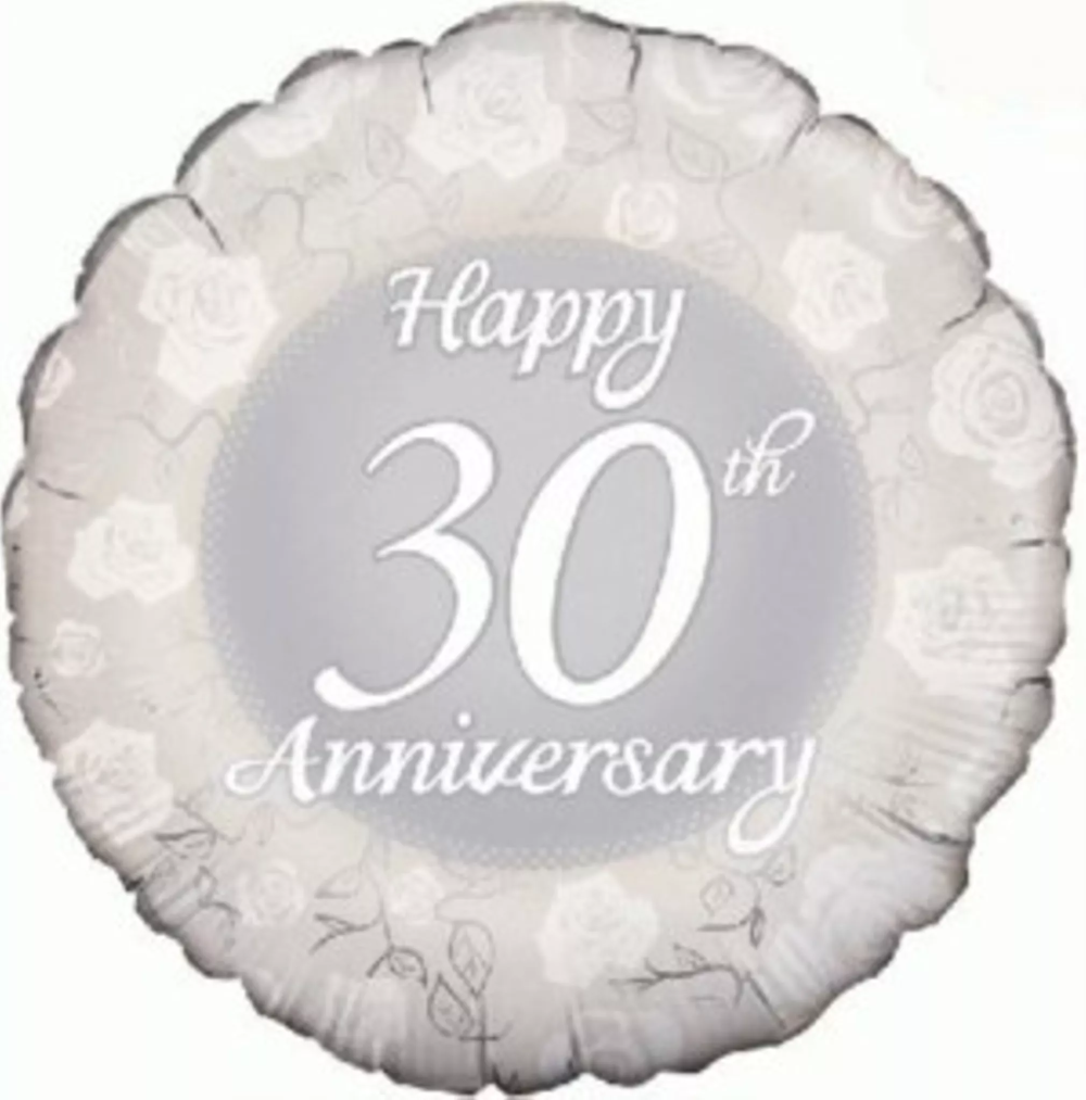 Pearl Wedding 30 Years Balloon