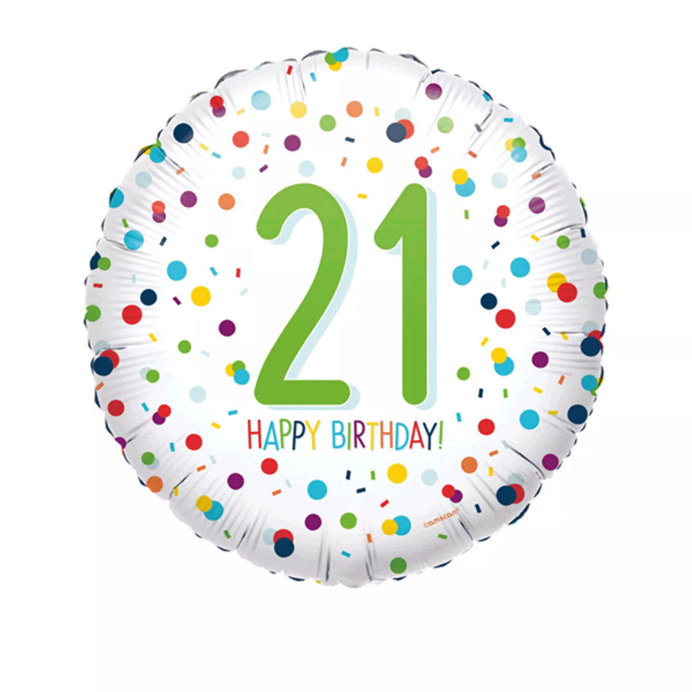 21st Birthday Balloon