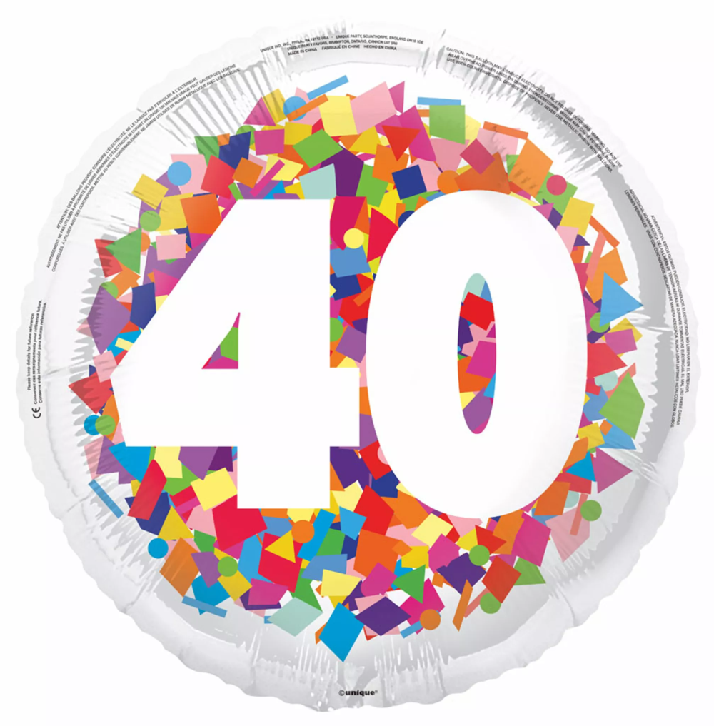 40th Birthday Balloon