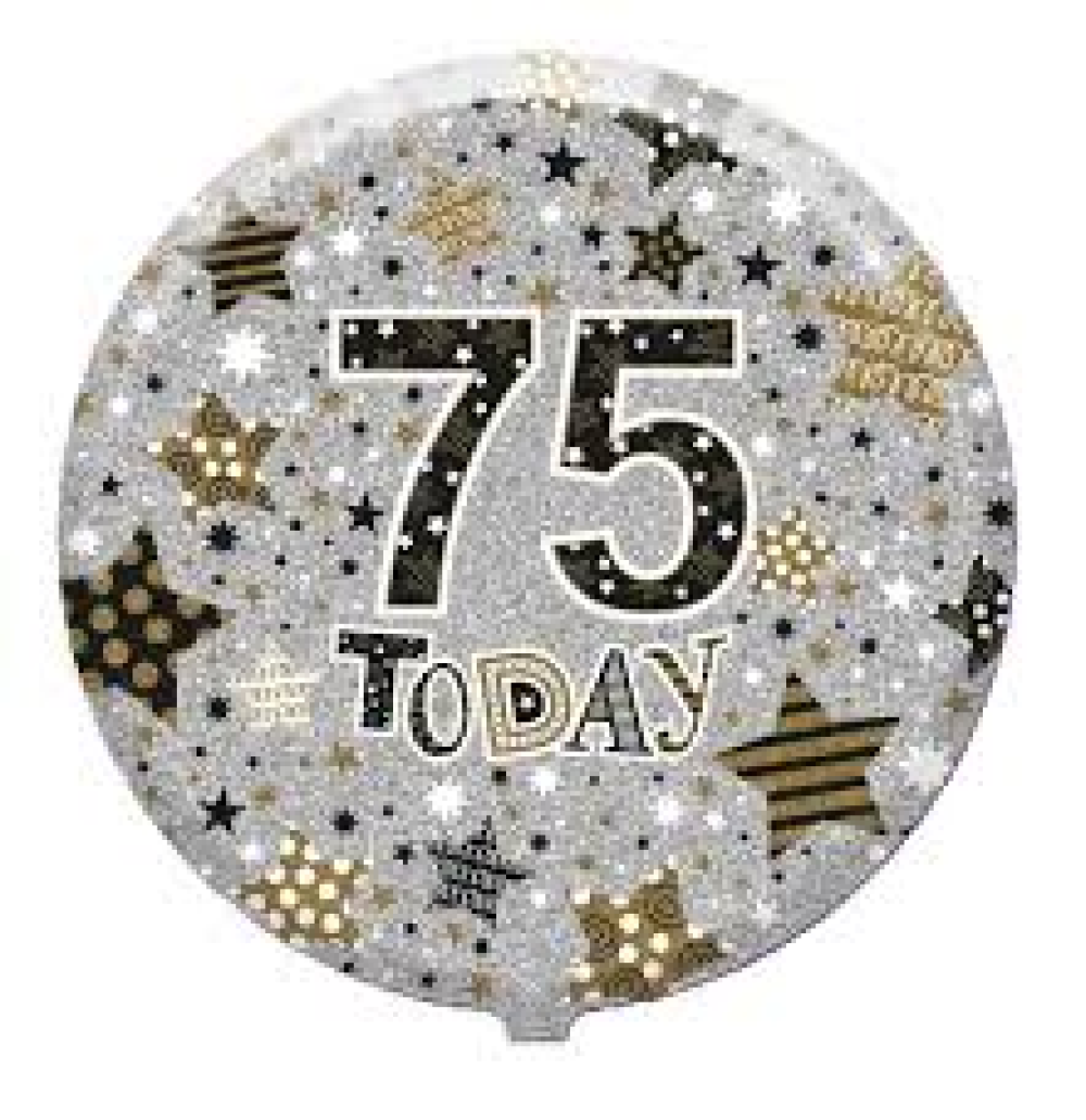 75th Birthday Balloon