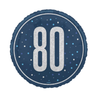 80th Birthday Balloon - Why not add a Helium Balloon to your flowers! **Please note: Our Balloon designs vary, the picture shown is for illustration purposes and may not be the actual balloon we send out.*